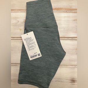 Lululemon Align Shorts Brand New — Size 4: Heathered Tidewater Teal